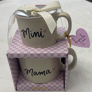 NEW Dayna Lee Collection Mini and Mama Mug Set in original box